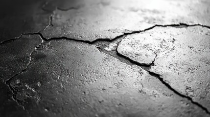 Obraz premium Cracked concrete surface