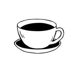 a cup of coffee symbol for templates.