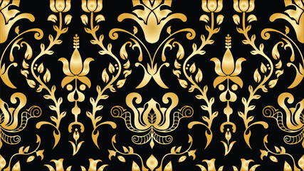 Elements In baroque, rococo, victorian renaissance style. Trendy floral vintage pattern. Vector illustration with white background