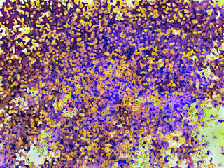 Warm-toned abstract background, like looking through a microscope.