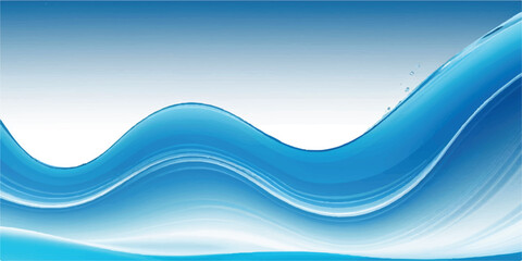 Soft and Elegant Blue Gradient Curve water ocean Background with a Smooth Abstract Flow, Designed for Business, Corporate, and Creative Projects
