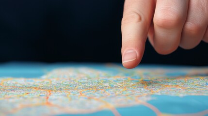 Pointing on Detailed Road Map