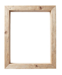 Rustic Wooden Frame with transparent background