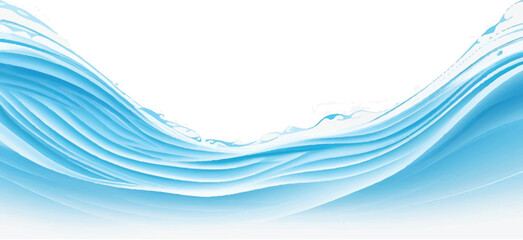 Versatile Blue and White water ocean Abstract Curve Background with a Trendy Gradient Wave Effect, Perfect for Posters, Digital Media, and Branding
