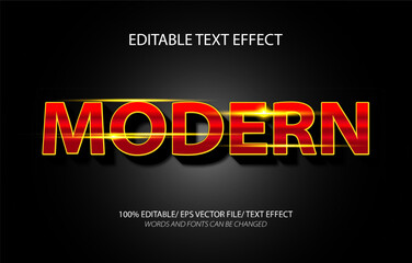 Obraz premium Modern editable text effect, 3D editable text.