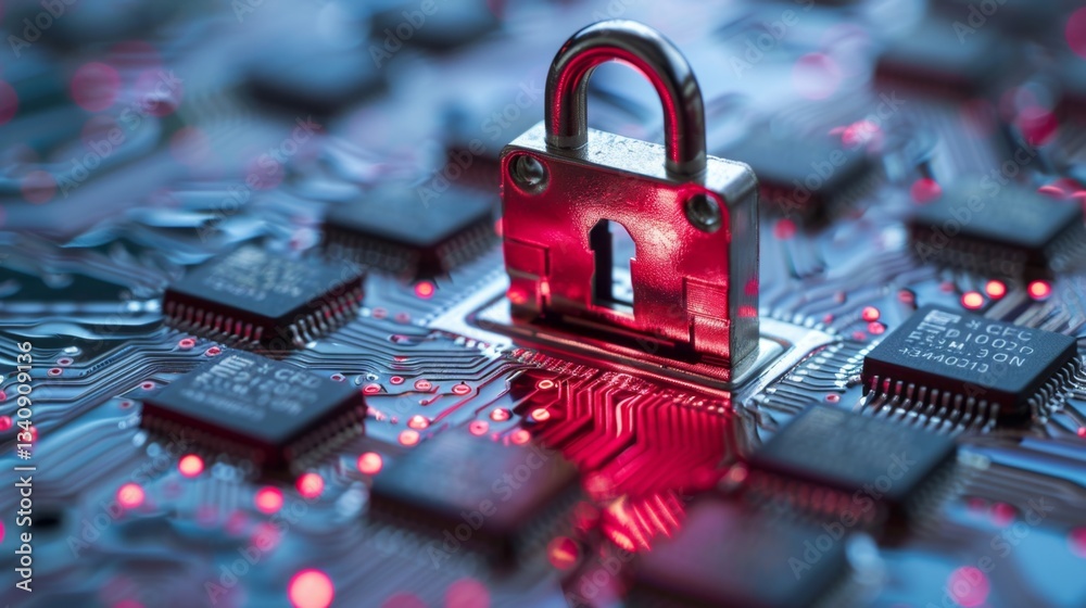 Poster exploring the intersection of artificial intelligence and data protection against malware attacks