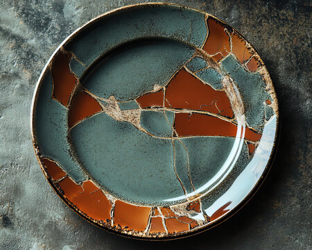 broken plate