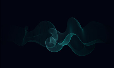 Abstract babkground wave