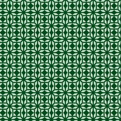 green seamless floral pattern