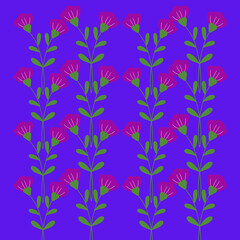 Floral seamless pattern Beautiful romantic floral