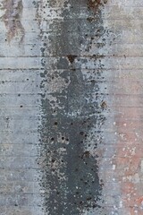 Texture of old concrete wall of a ww2 bunker for background.