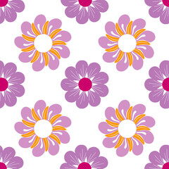 Floral seamless pattern Beautiful romantic floral