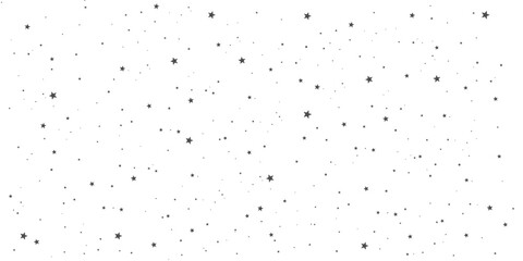 Shooting Star Black. Shooting star with an elegant star trail on a white background. Festive star sprinkles, powder.