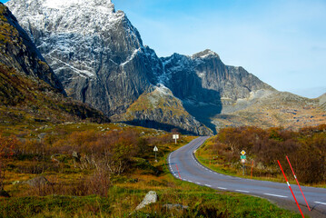 European Route E10 in Lofoten - Norway