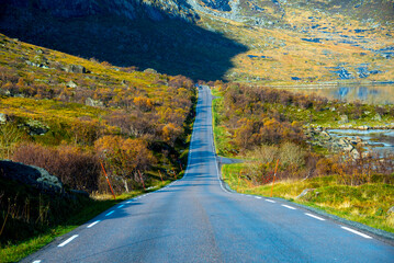 European Route E10 in Lofoten - Norway
