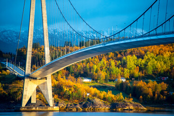 Halogaland Bridge in Narvik - Norway