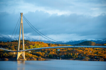 Halogaland Bridge in Narvik - Norway
