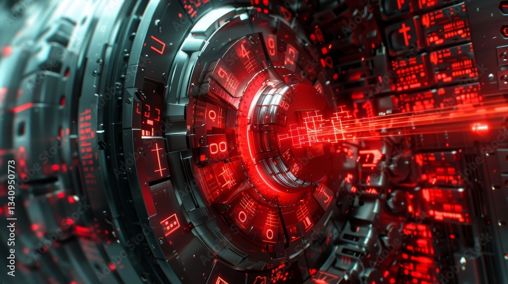 Poster exploring advanced ai technologies in cybersecurity and data protection
