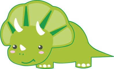 트리케라톱스 공룡 © minjin