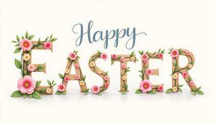 Fototapeta premium Happy Easter!
