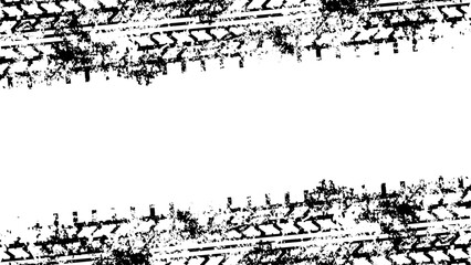 力強いタイヤ跡ベクター背景壁紙 © Pens'K