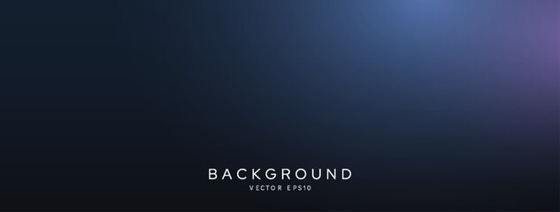 Modern futuristic dark blue and purple gradient background banner, vector design 