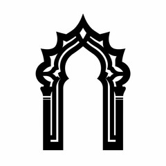 Fototapeta premium Vector illustration of a Greek column in a classical architectural style