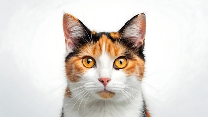 Fototapeta premium orange tabby cat full body