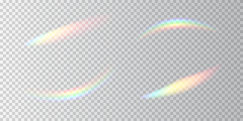 A soft, radiant rainbow with a blurred gradient on a transparent background. The pastel hues blend seamlessly, creating a dreamy, magical effect perfect for digital designs and creative projects.