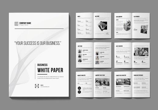 White Paper Design Layout
