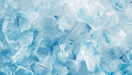 Obraz premium Abstract background in the form of ice with shades of blue and white.