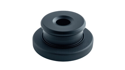 Innovative design of a black rubber grommet for sealing and protection in machinery