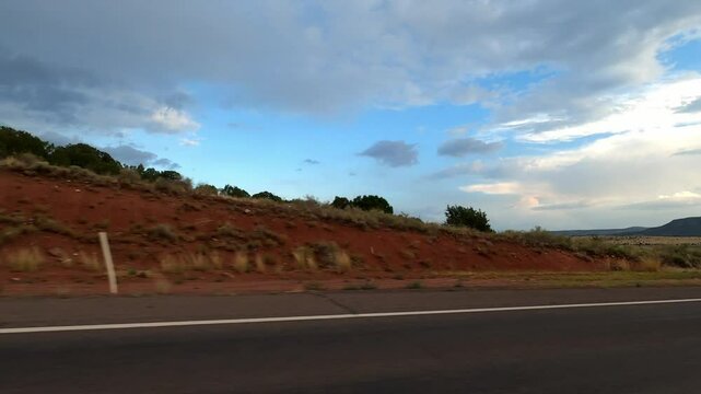 Arizona Driving 2099 Springerville mountain town