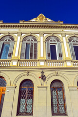 Obraz premium Uferstraße Lungarno delle Grazie in Florenz