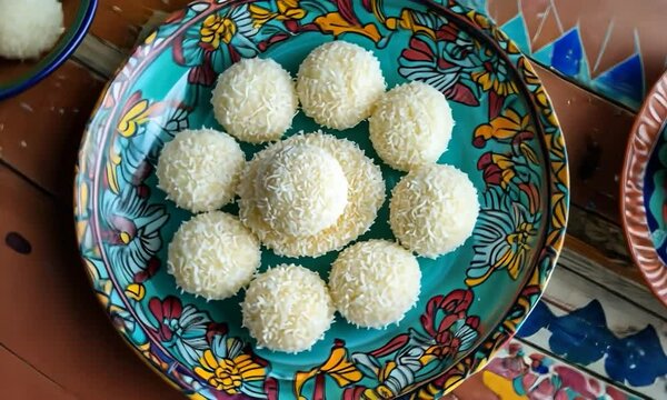 mexican cocadas blancas, white coconut sweets video