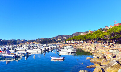 Fototapeta premium Lerici in Ligurien (Italien)