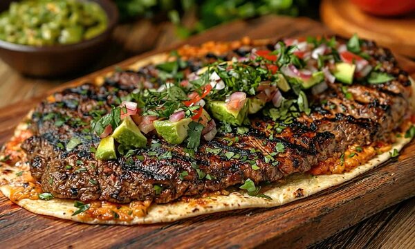 crisp tlayuda topped with refried beans video mexican cuisine