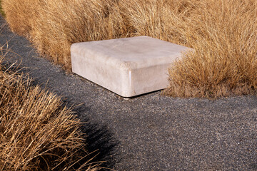 Modern abstract benches