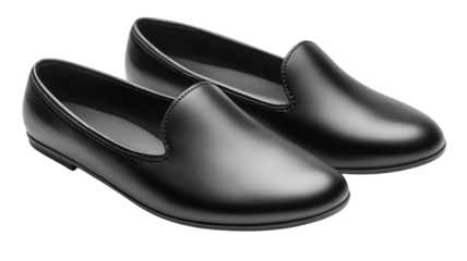 Comfortable black slip-on shoes perfect for casual outings and everyday wear