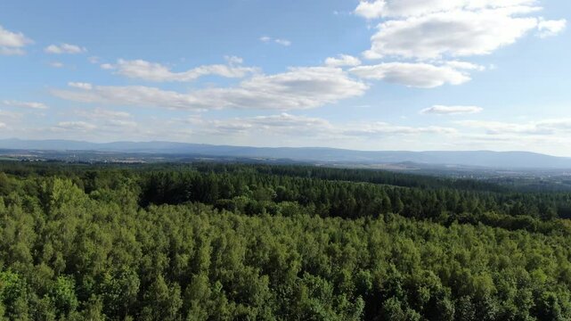 Krajobraz g&oacute;r - dron
