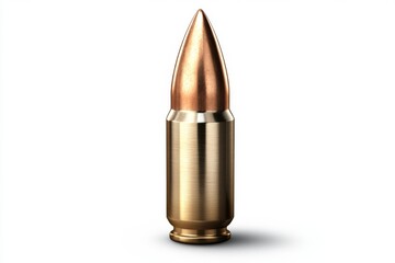A hollow-point bullet icon designed in a clean, modern style, perfect for tactical branding