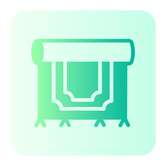 carpet gradient icon