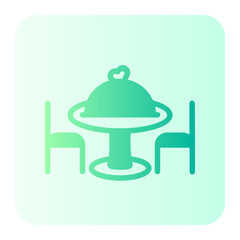 Dining Table  gradient icon