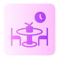 dining room gradient icon