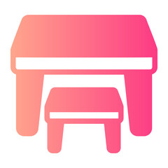 Table gradient icon