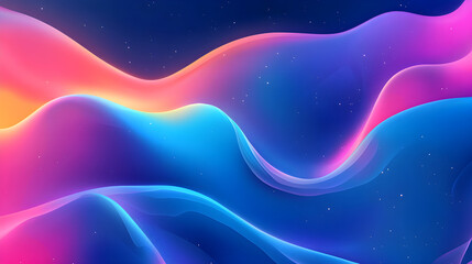 Abstract blue gradient with a glow effect in the center