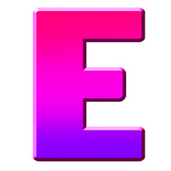 Letter e