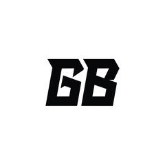 GB monogram logo design letter text name symbol monochrome logotype alphabet character simple logo