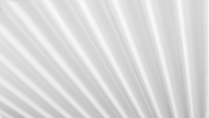 Obraz premium Pristine white surface featuring converging linear patterns radiating outward, creating sleek geometric design perfect for minimalist backgrounds
