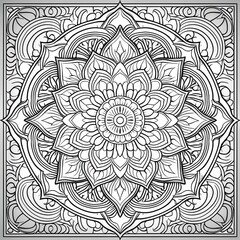 Fototapeta premium mandala round ornament